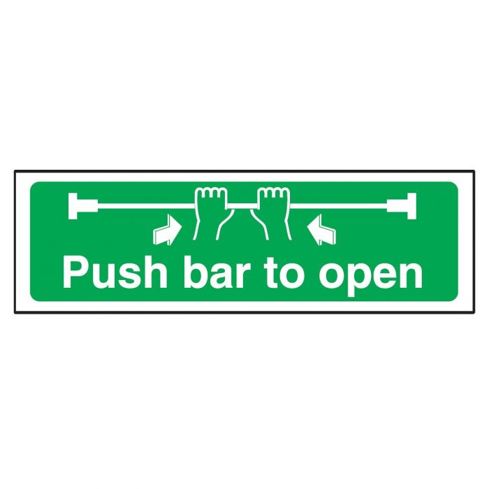 Push Bar Sticker