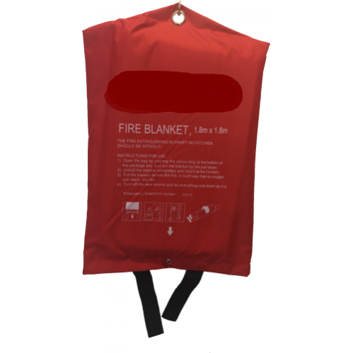 Fire Blanket – 1.8m x 1.8m (BAG)
